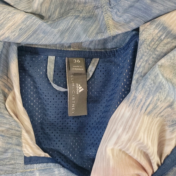 NWOT Adidas by Stella McCartney Pastel Brushstroke Athleisure Streetwear Parka - Picture 4 of 16